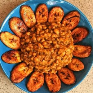 Beans Porridge & Fried Plantain